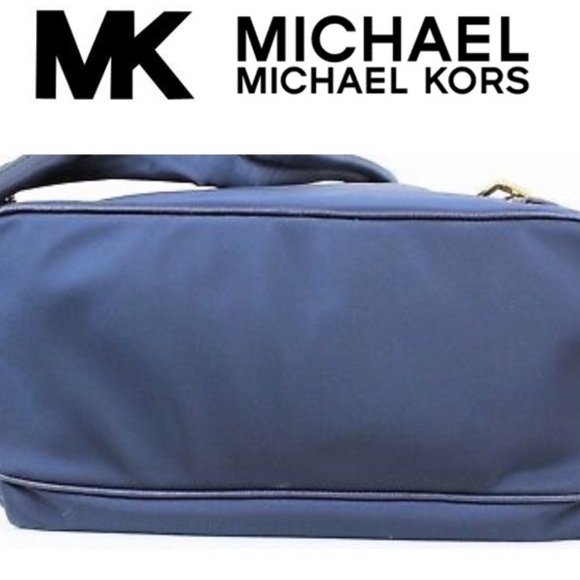 🆕 Navy Nylon Backpack MICHAEL KORS Jet Set Abbey - Picture 9 of 13